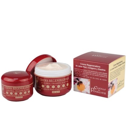 Crema Regeneradora – Antiarrugas Jalea Real, Colágeno, Elastina.