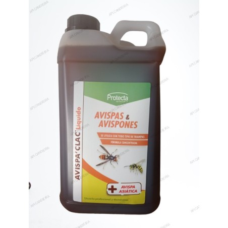 Atrayente liquido para avispas AVISPA CLAC 2,5L