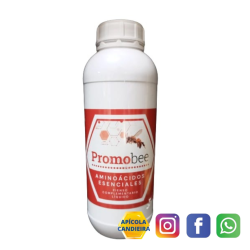 PROMOBEE Pienso complementario líquido para apicultura con vitaminas y aminoácidos.