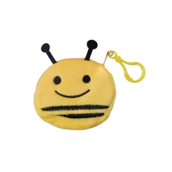 Cartera infantil de felpa emogi abeja