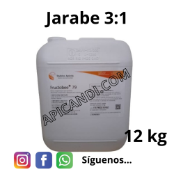 Garrafa 12 kg FRUCTOBEE 79 Pienso complementario jarabe para abejas