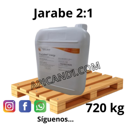 Palé 60 garrafas 12 kg FRUCTOBEE ENERGY Pienso complementario jarabe para abejas